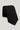 Black tie with diagonal textured weave pattern, draped on neutral background.