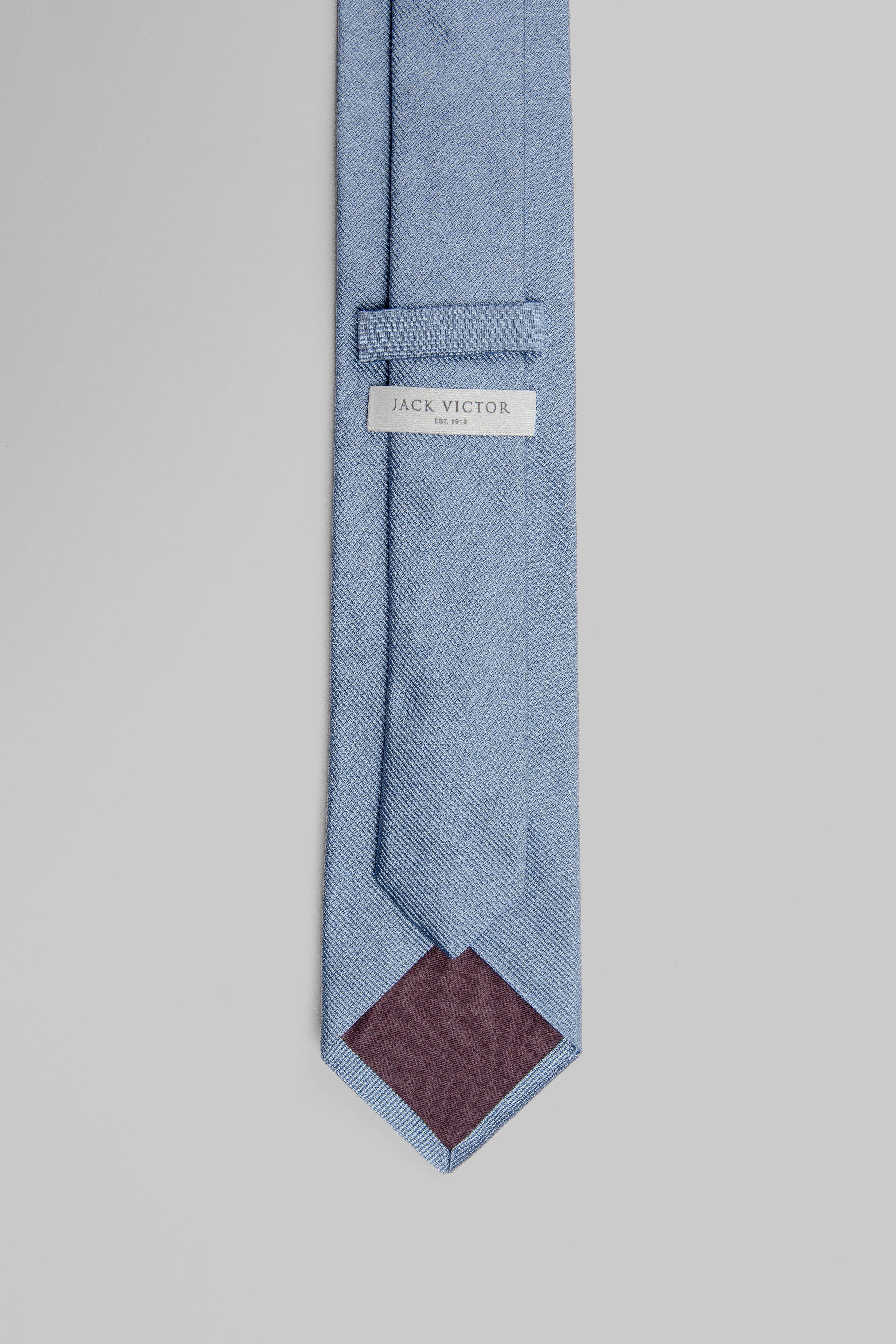 Alt view 2 Bowman Solid Woven Tie in Blue