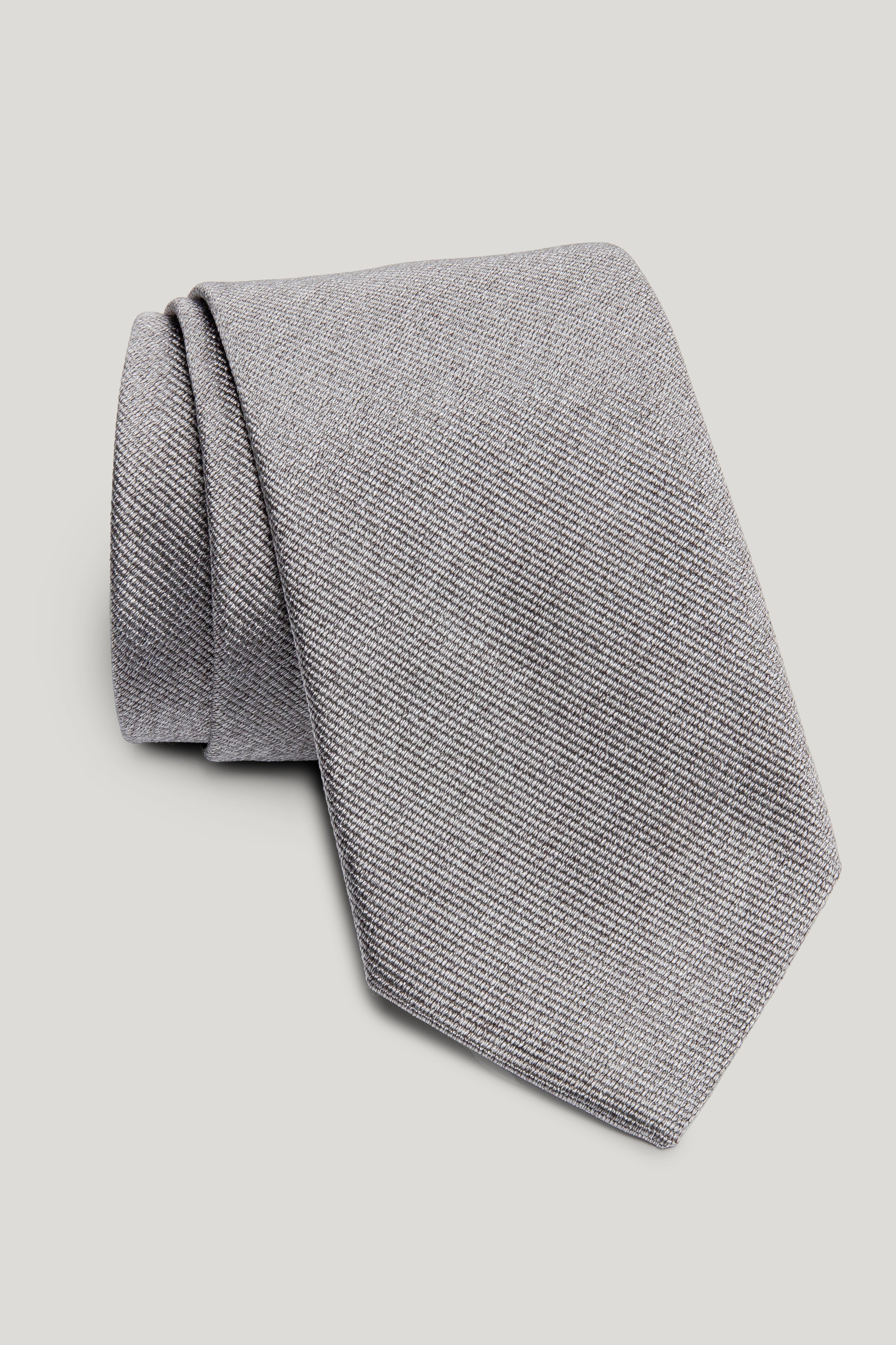 Grey Solid Tie