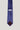 Denim blue solid tie with diagonal texture and burgundy tip, Jack Victor brand label visible.