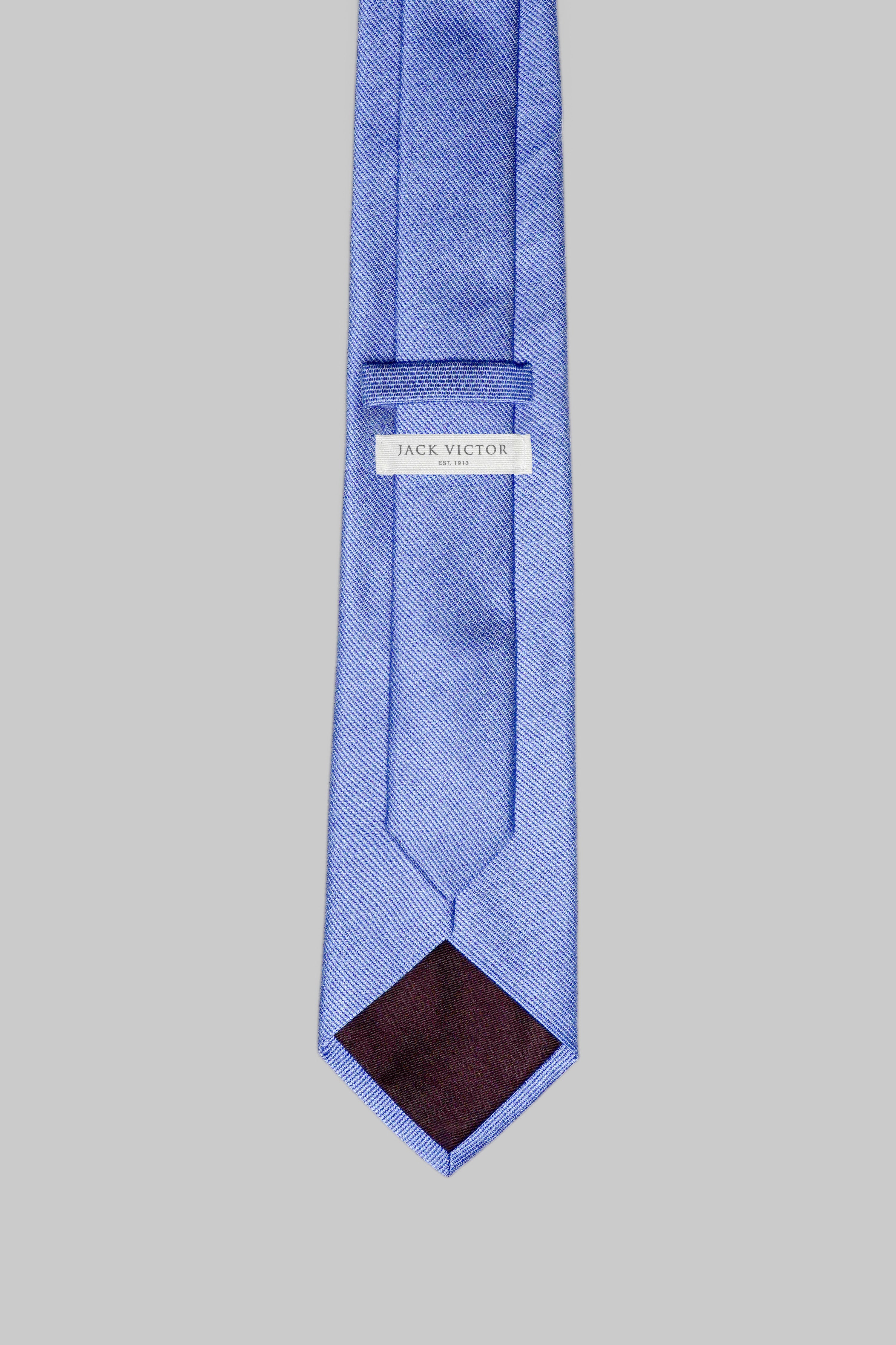 Alt view 3 Bowman Solid Woven Tie in Palace Blue