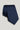 Navy blue tie with white pin dot pattern throughout.