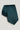 Teal tie with white pindot pattern on textured fabric, displayed folded.