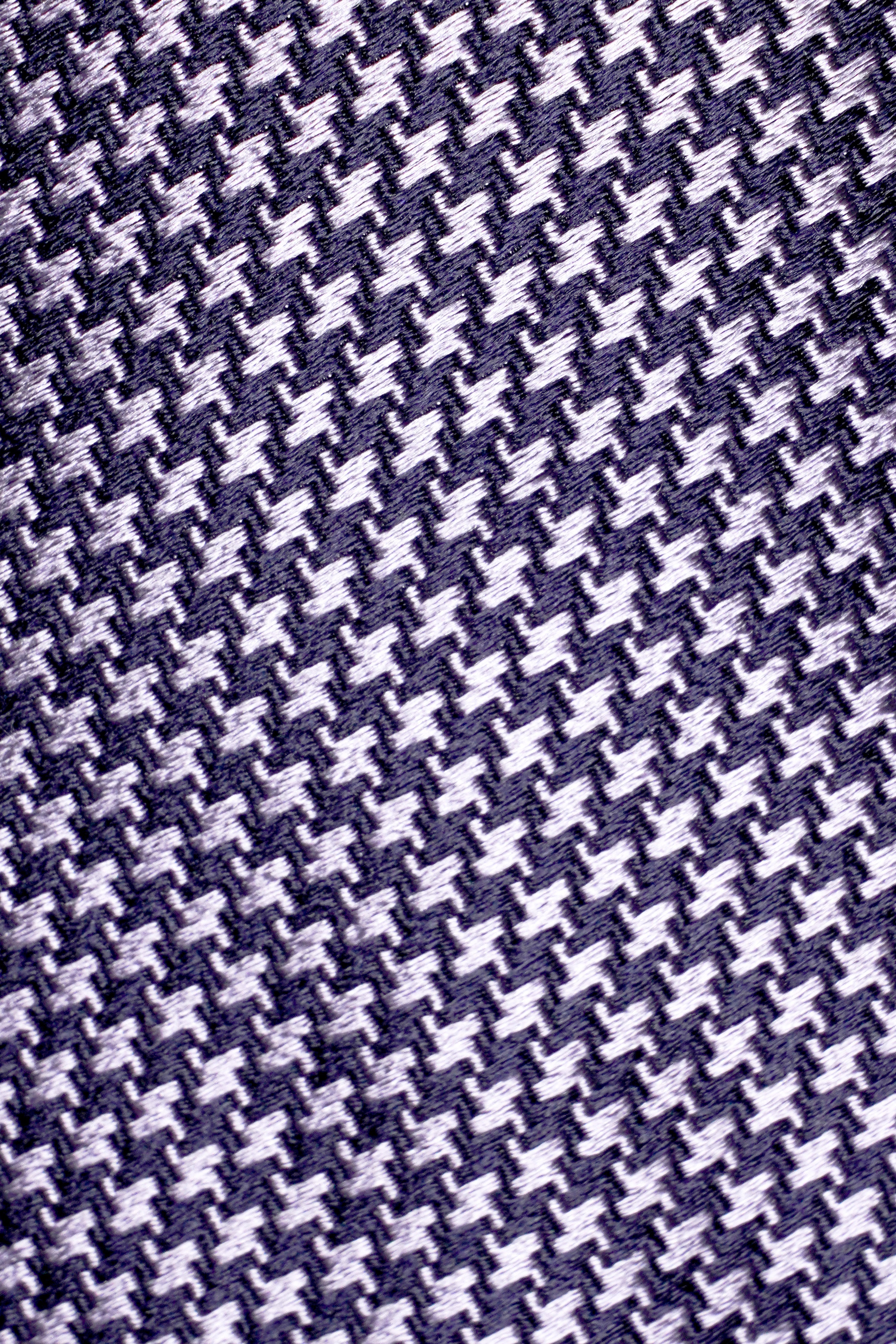 Alt view 2 Forden Houndstooth Tie in Purple
