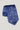 Blue tie with diagonal ribbed texture and small white geometric pattern throughout.