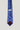 Blue tie with white geometric micro pattern and dark burgundy tip, Jack Victor label visible.