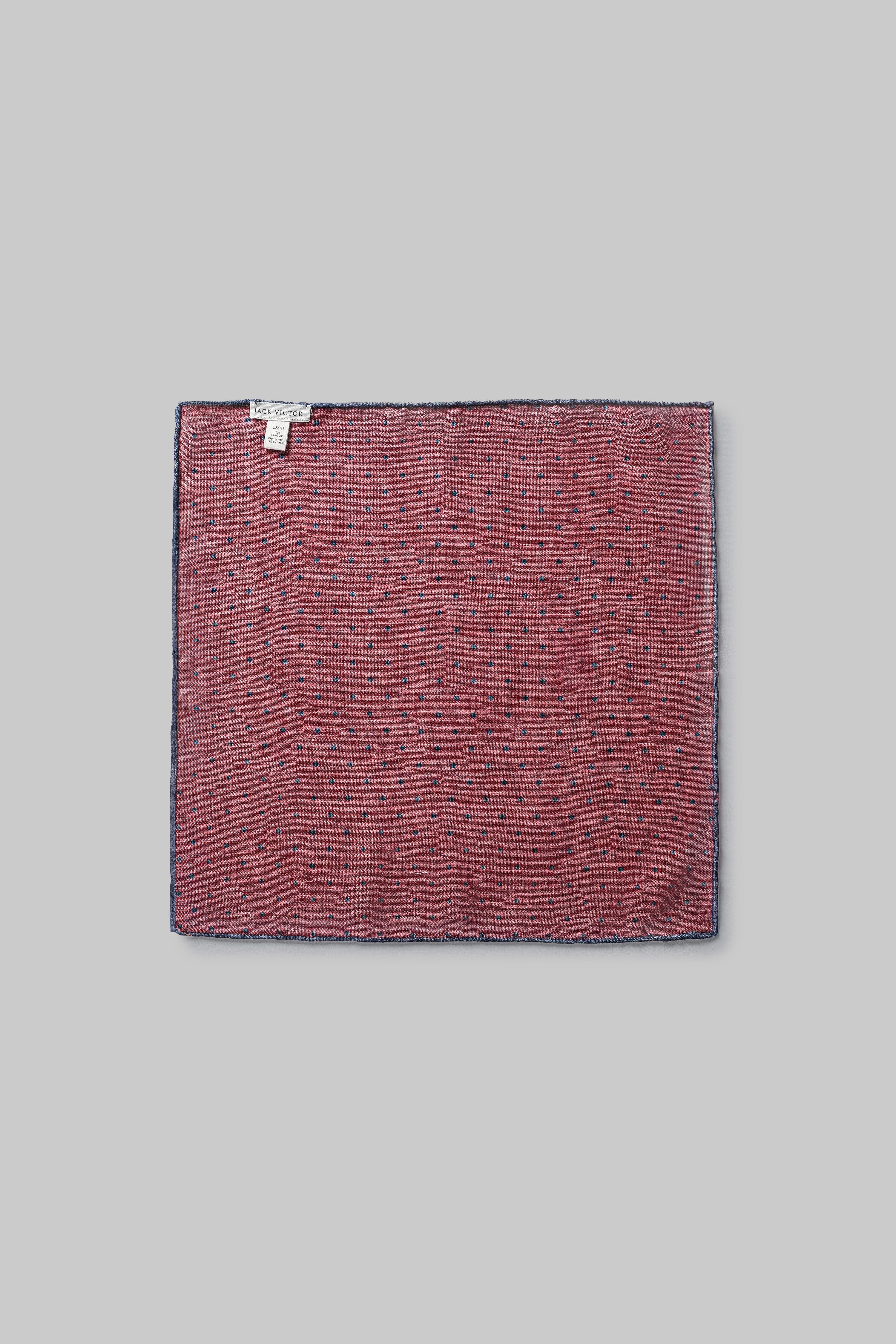 Alt view 1 Navy Geoprint Pocket Square