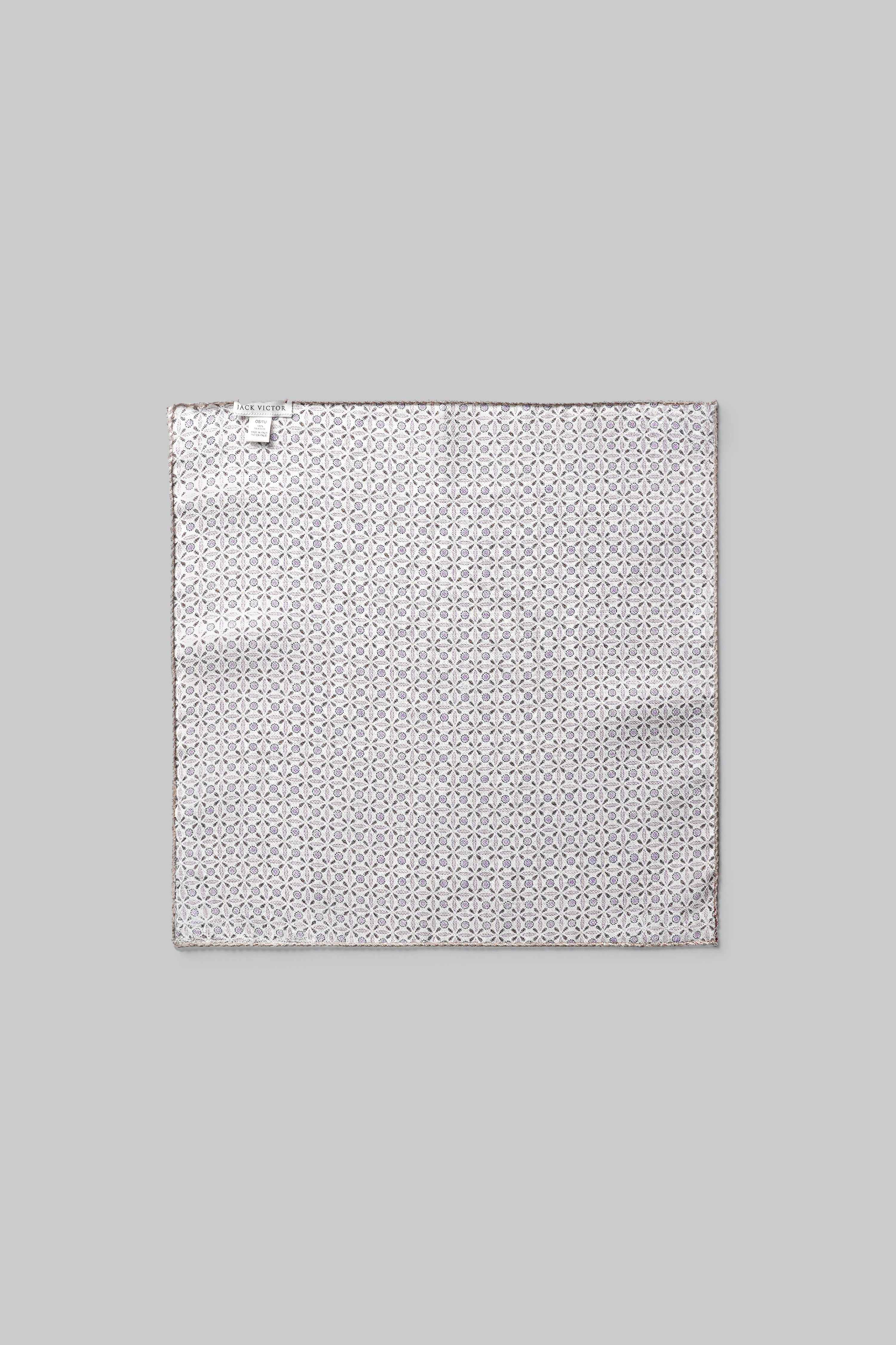 Alt view 1 Sand Paisley Pocket Square