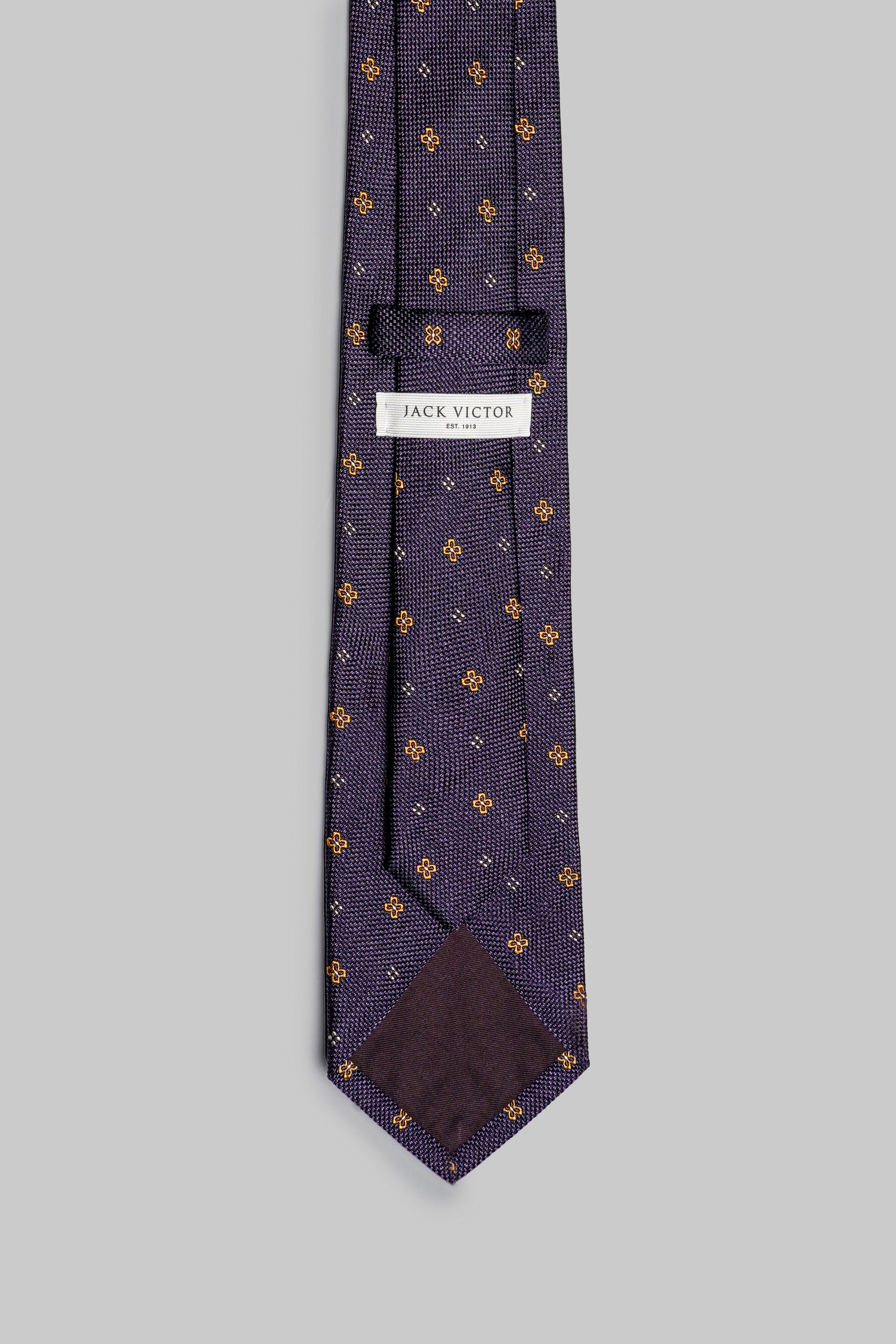 Image of St. George Silk Tie in Purple-Jack Victor