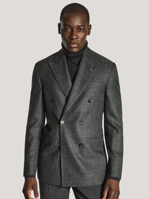 Martin Olive Basketweave Blazer