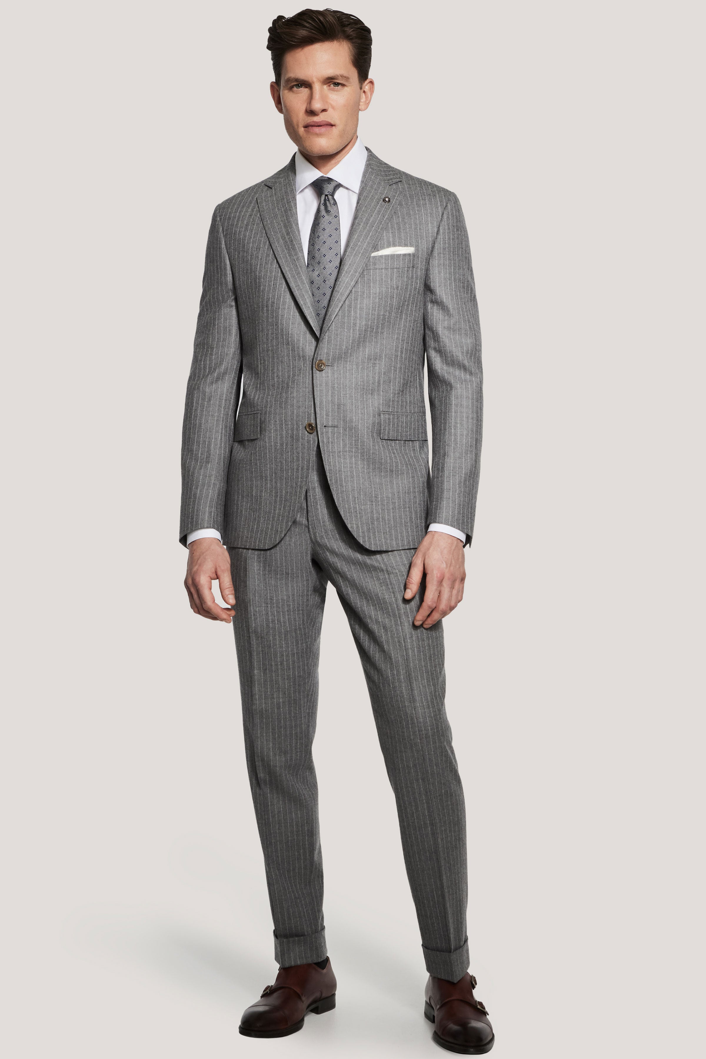 Alt view Medium Grey Pinstripe Suit