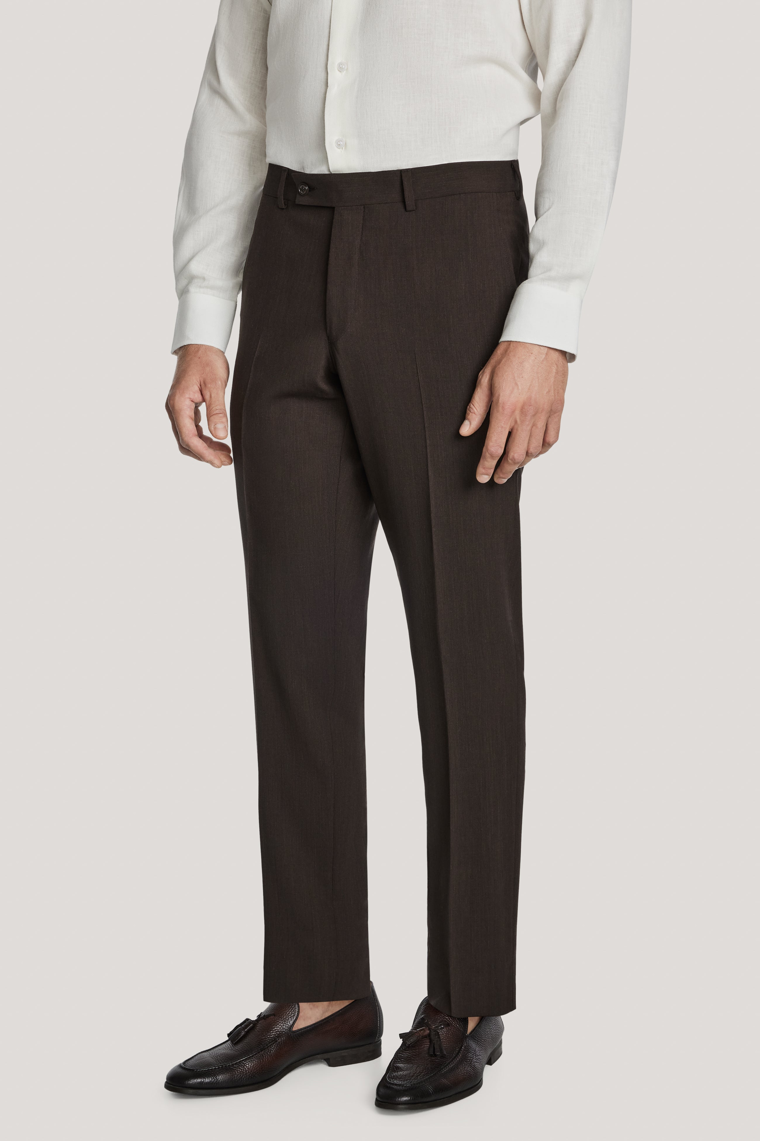 Beasted Martin Chocolate Brown Solid Double Beasted Suit – Jack Victor