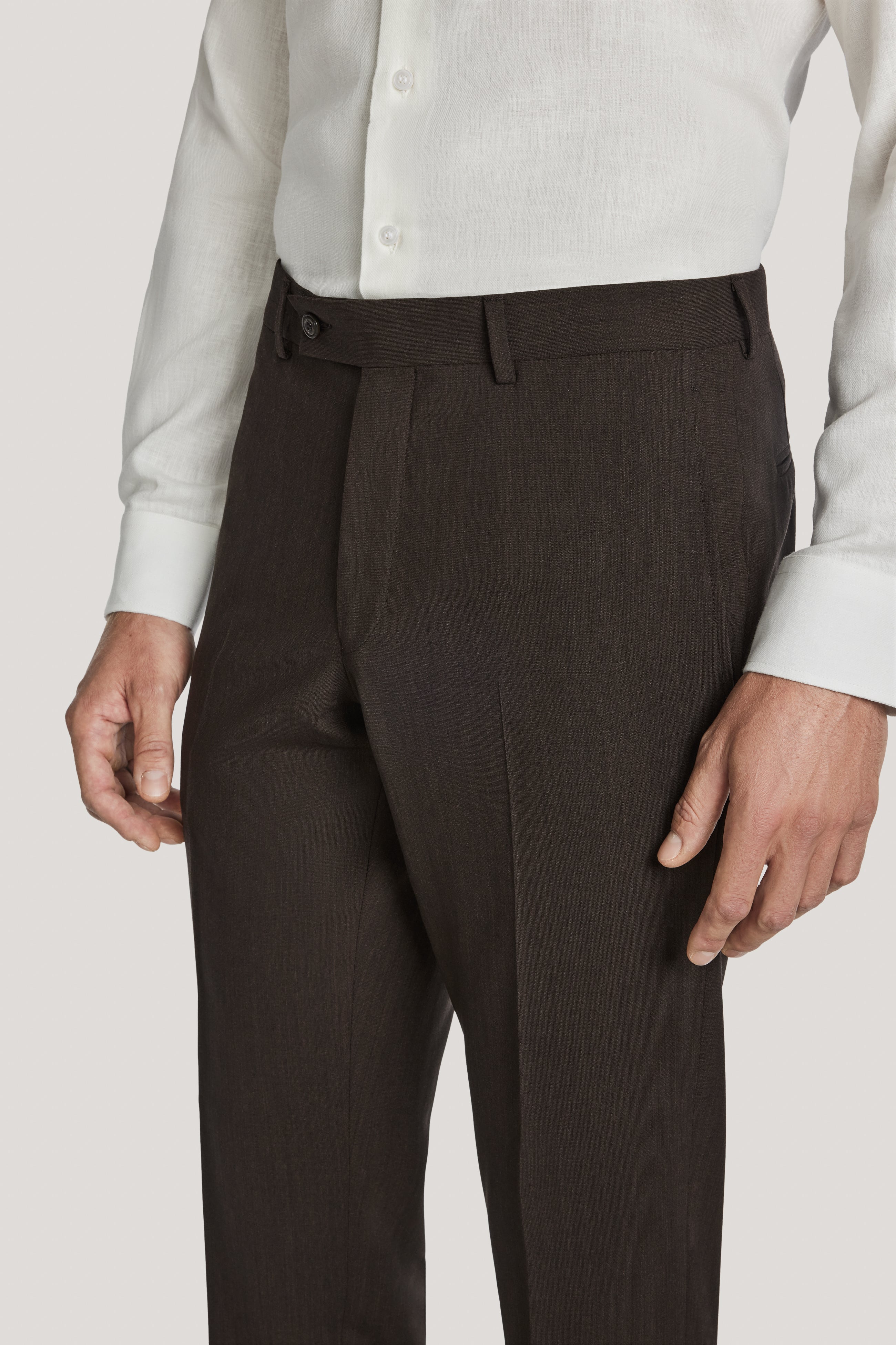 Beasted Martin Chocolate Brown Solid Double Beasted Suit – Jack Victor