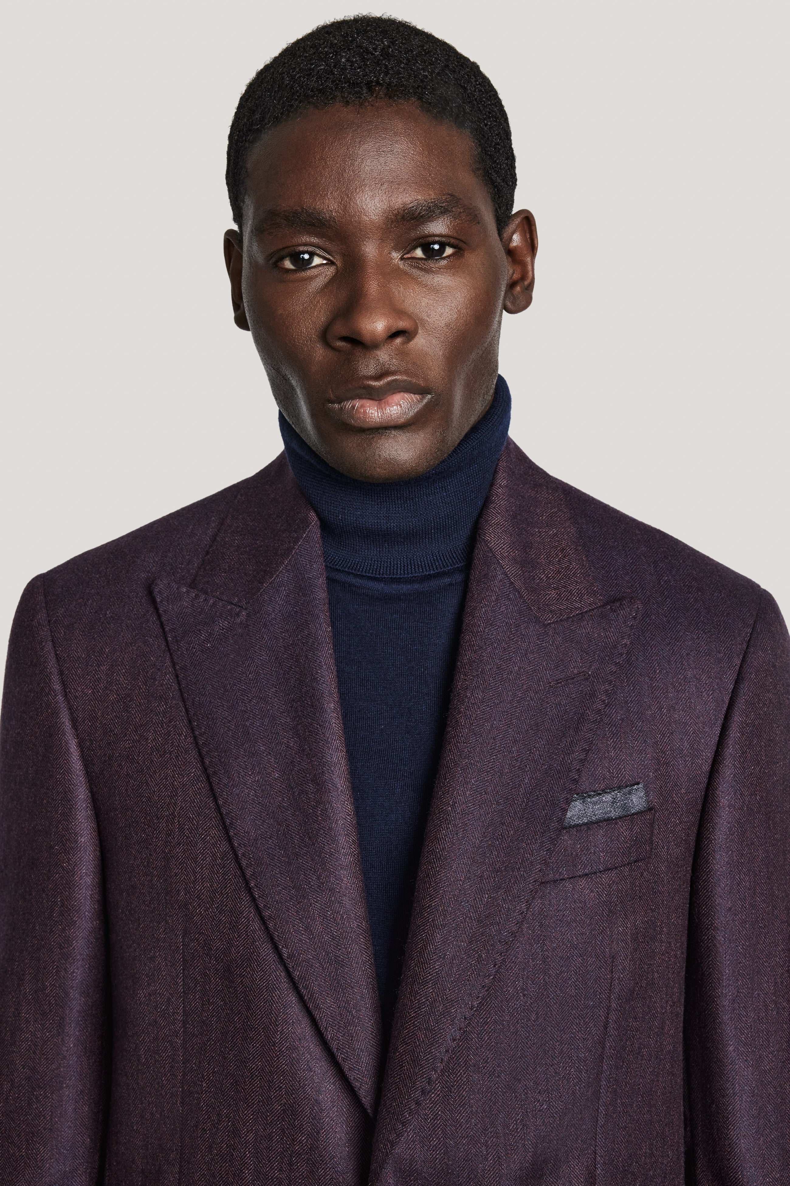 Alt view 1 Berry Herringbone Blazer