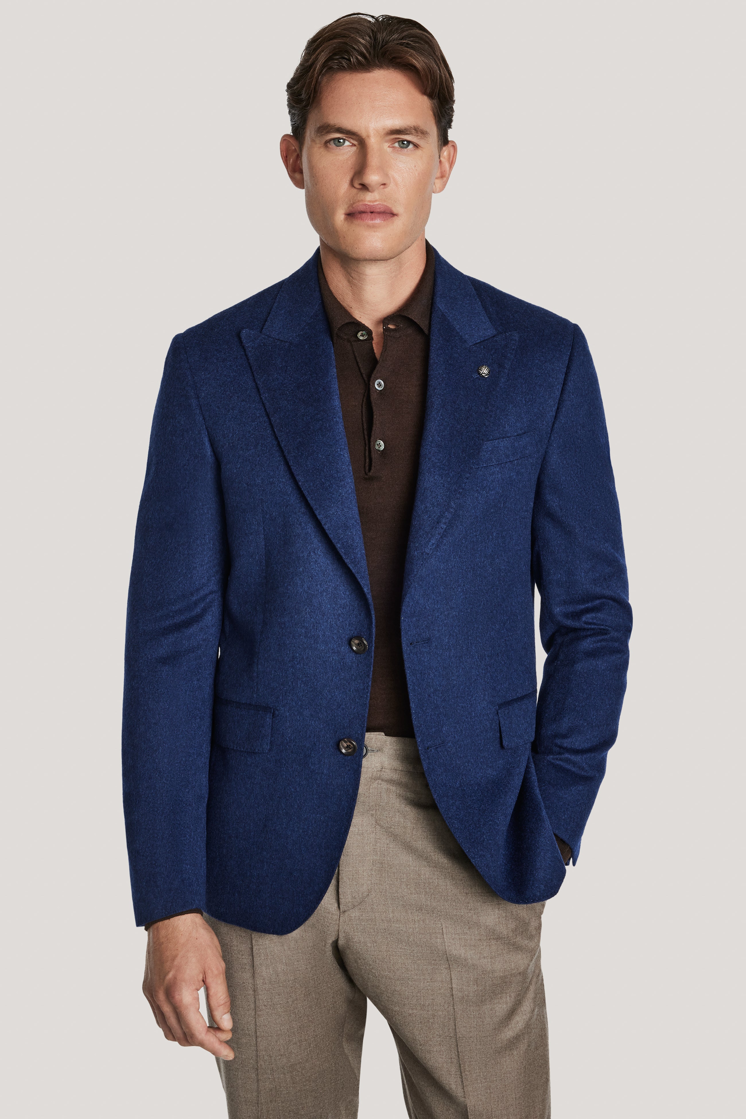 Alt view Navy Solid Blazer