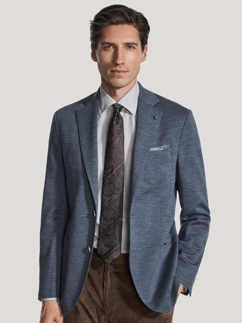 COMFORTWEAR™ Blue Grey Plain Blazer