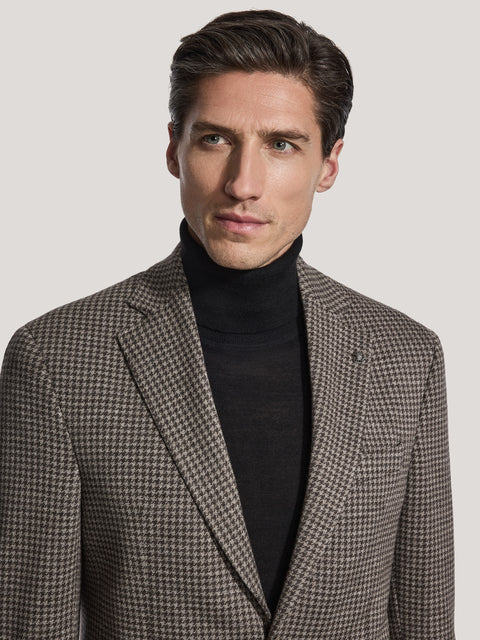 COMFORTWEAR™ Taupe Tonal Houndstooth Blazer