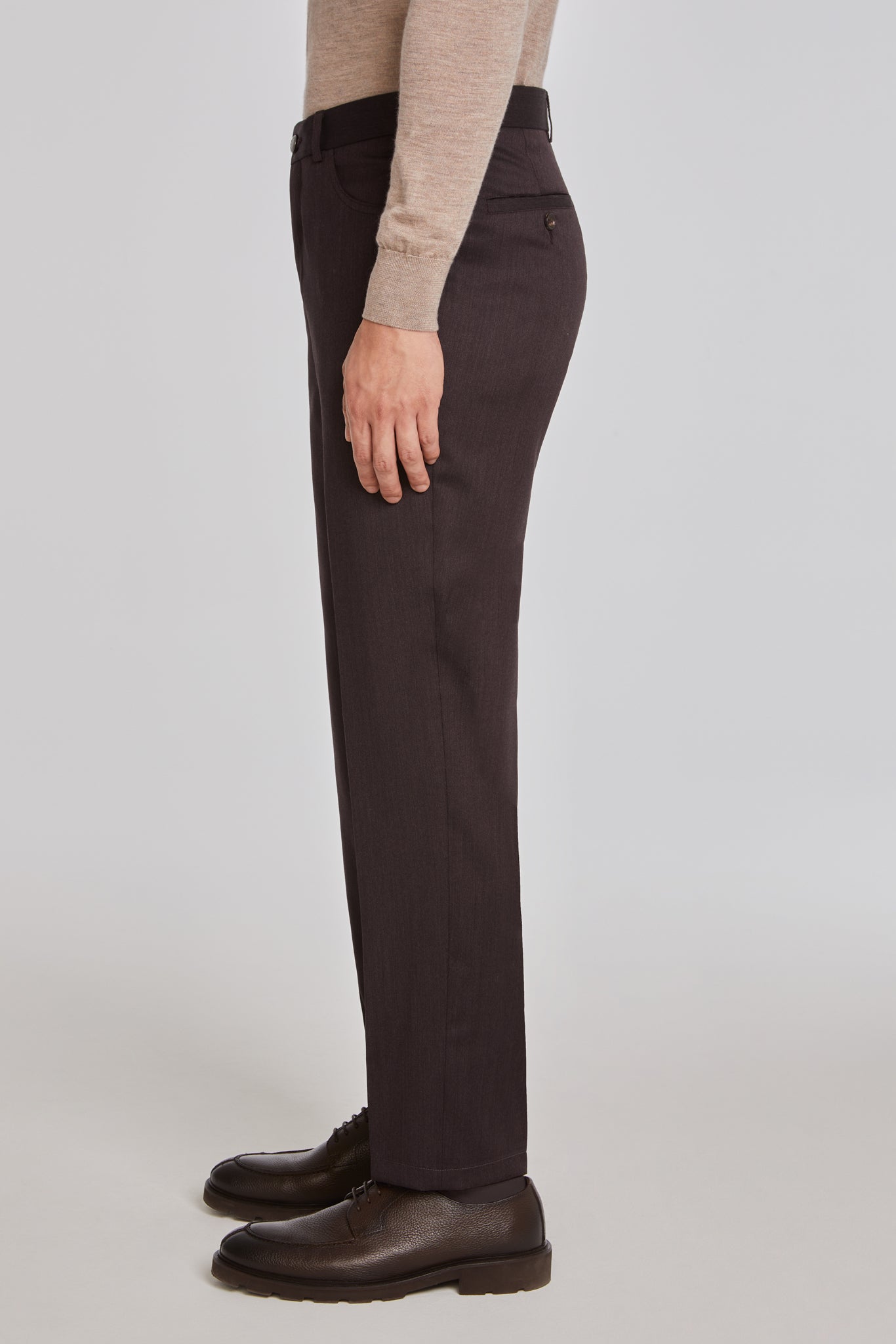 Alt view 2 Sage Solid 5-Pocket Pant in Berry