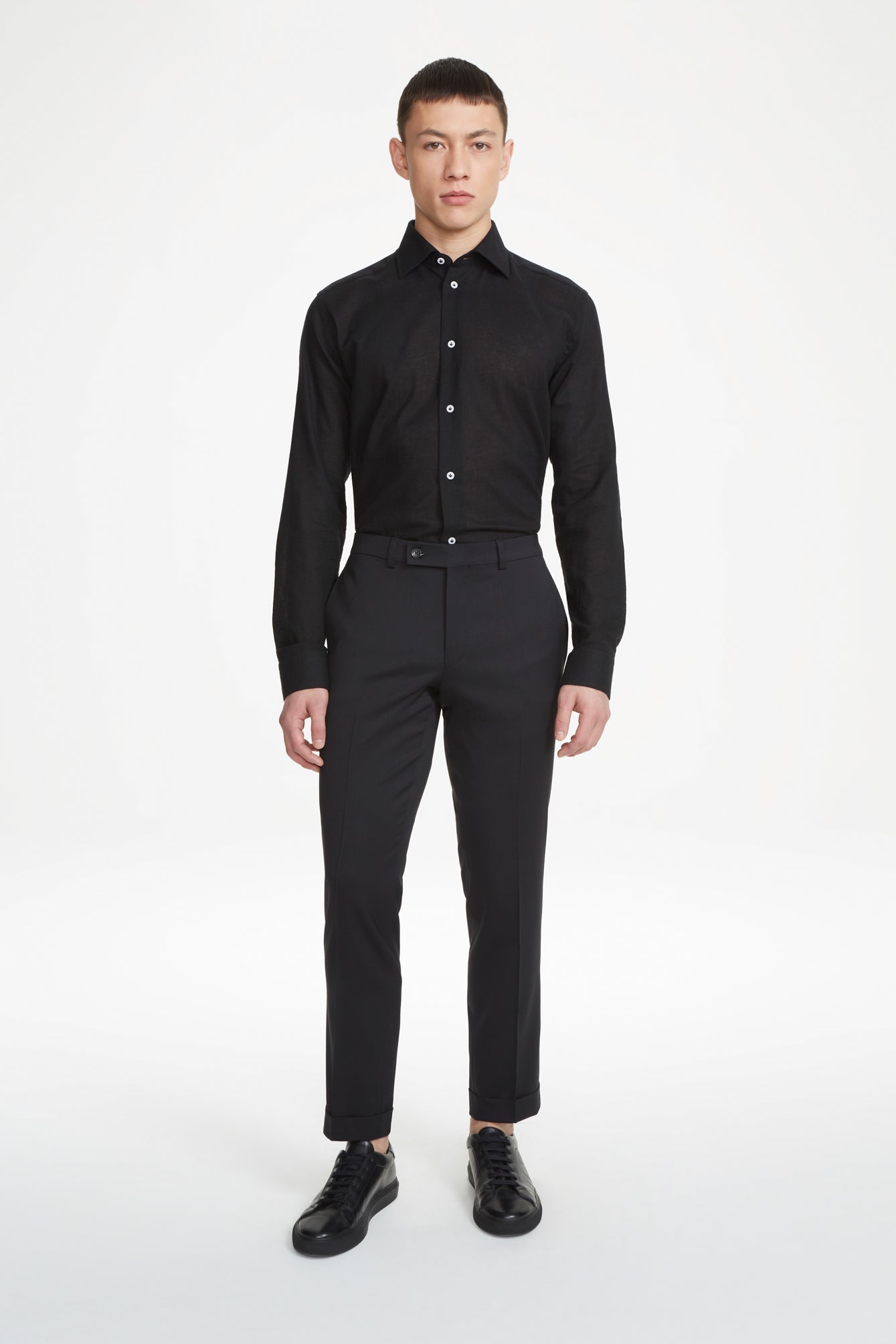 Alt view 4 Payne Solid Wool Suit Separate Trouser in Black
