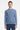 Alt view 1 Elm Textured Cotton Sweater in Blue