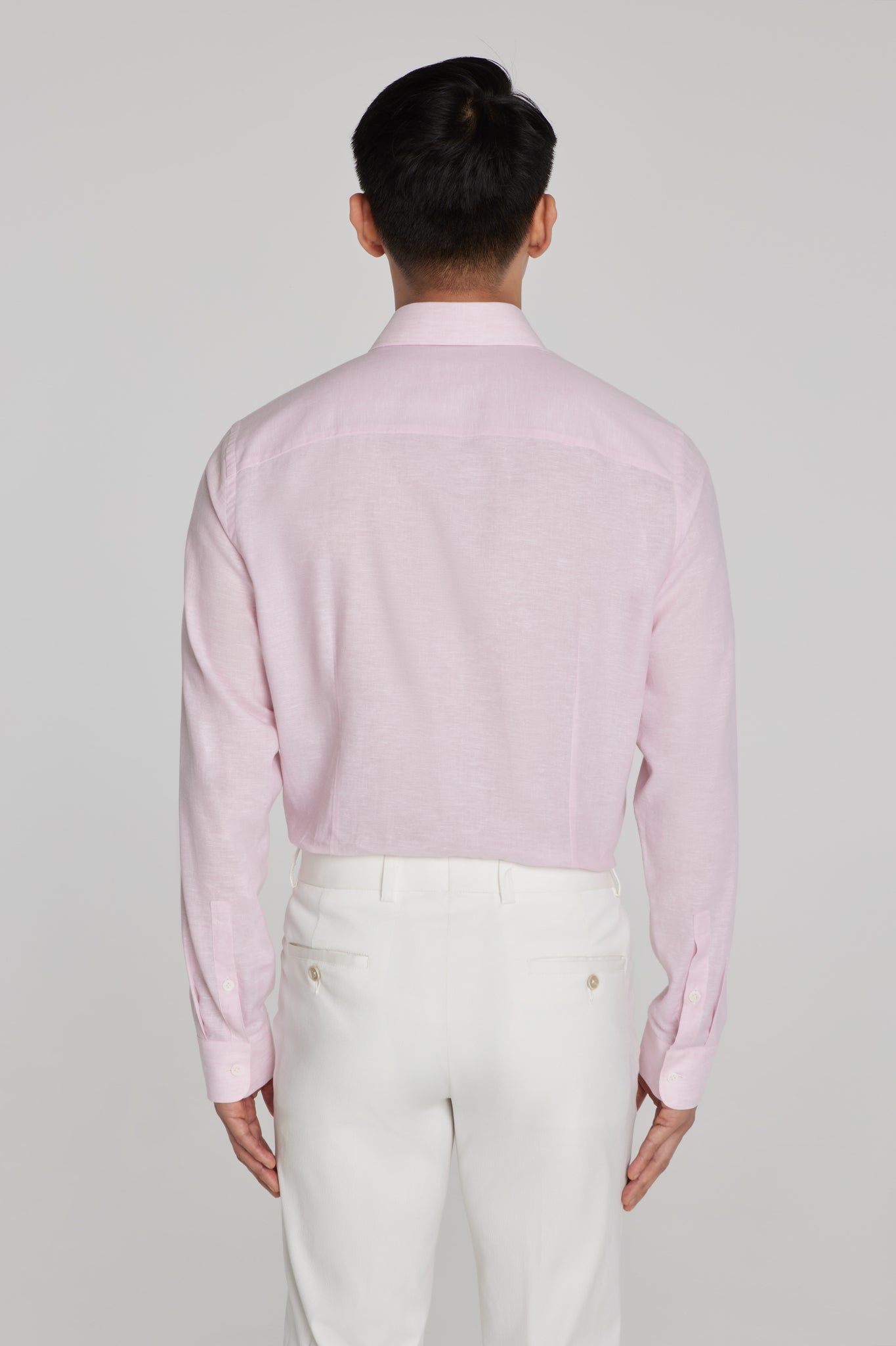 Alt view 5 Linen and Cotton Shirt in Pink