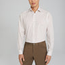 Pink Geometric Print York Stretch Cotton Shirt-LS Sport Shirt-Jack Victor