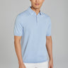 Sky Blue Roslyn Cotton Knit Polo-SS Polo-Jack Victor